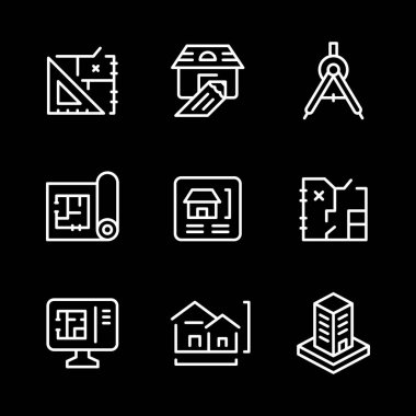 Küme satır simgeler mimari