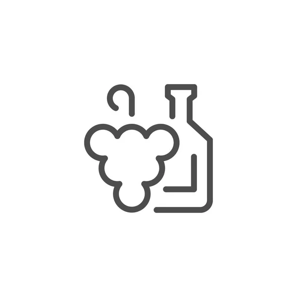 Winemaking line icon — Stock Vector