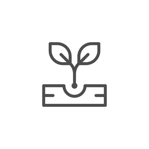 Filiz satırı simgesi — Stok Vektör