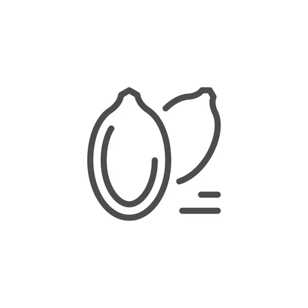 Ikona čáry semena — Stockový vektor