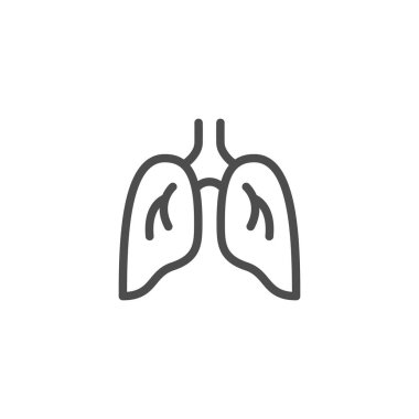 Ciğerler çizgisi simgesi