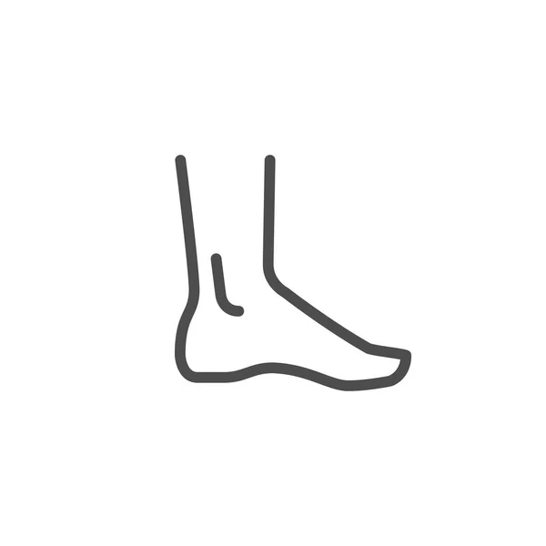 Ícone de linha de perna —  Vetores de Stock