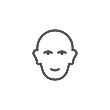 İnsan zeka çizgisi simgesi