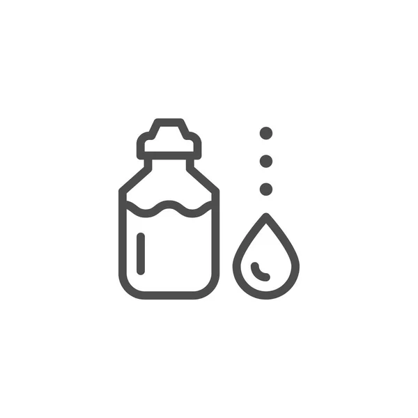 Sport Wasserflasche Linie Symbol — Stockvektor