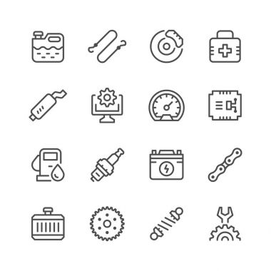 Araba kümesi satır simgeleri ile ilgili