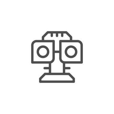 Oftalmolojik ekipman satırı simgesi