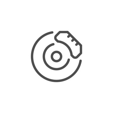 Disk fren satırı simgesi