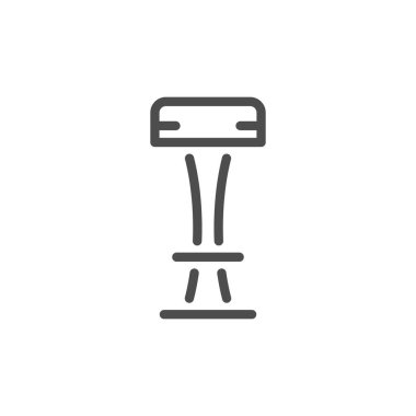 Bar tabure satırı simgesi