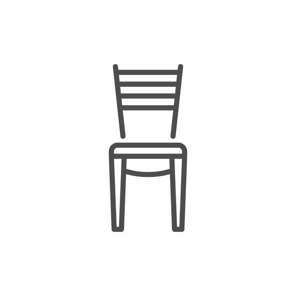 Ikona čáry židle — Stockový vektor