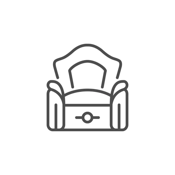 Крісло рядку значок — стоковий вектор