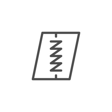 Dikiş satırı simgesi