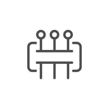 Terziler iğneleri satırı simgesi