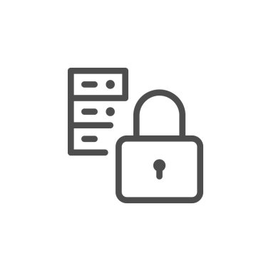 Barındırma güvenlik satırı simgesi