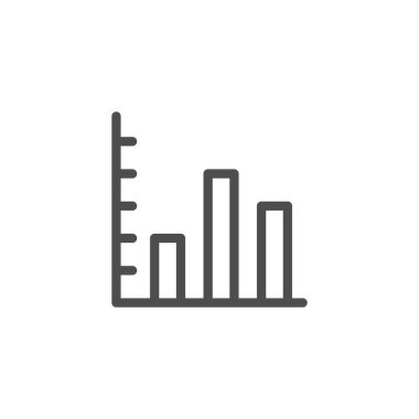 çubuk grafik satırı simgesi