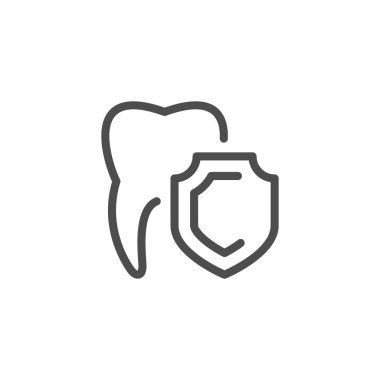 Diş koruma satırı simgesi
