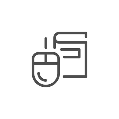 Çevrimiçi eğitim hattı simgesi