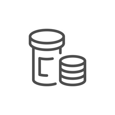 Hap tüp satırı simgesi