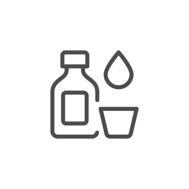 İlaç şişesi satırı simgesi