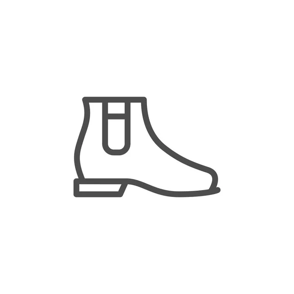 Значок ботинка Chelsea — стоковый вектор