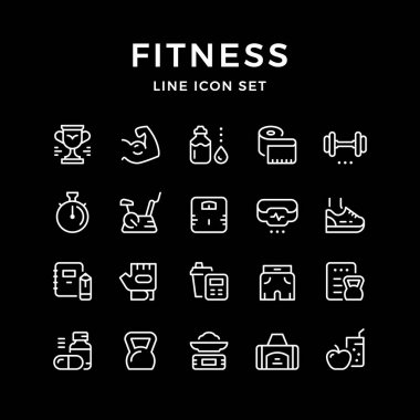 Fitness çizgi simgelerini ayarla