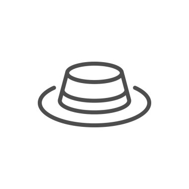 şapka satırı simgesi