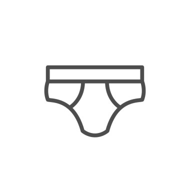 Erkek iç çamaşırı satırı simgesi
