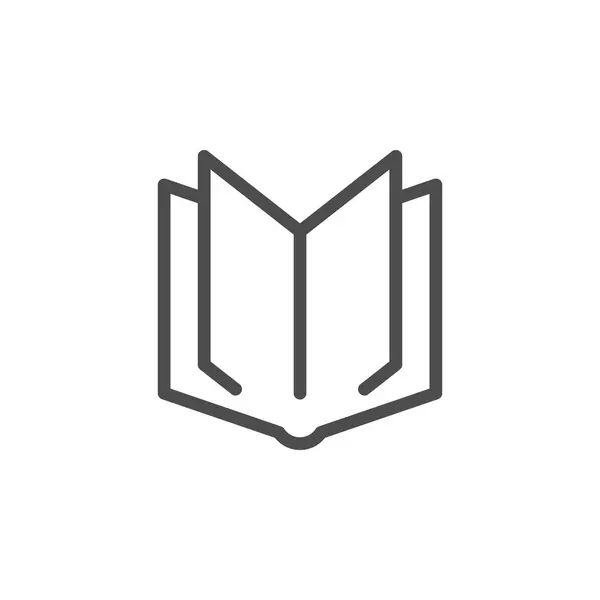 Boekenlijn pictogram — Stockvector