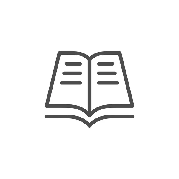 Boekenlijn pictogram — Stockvector