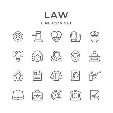 Küme satır simgeler hukuk