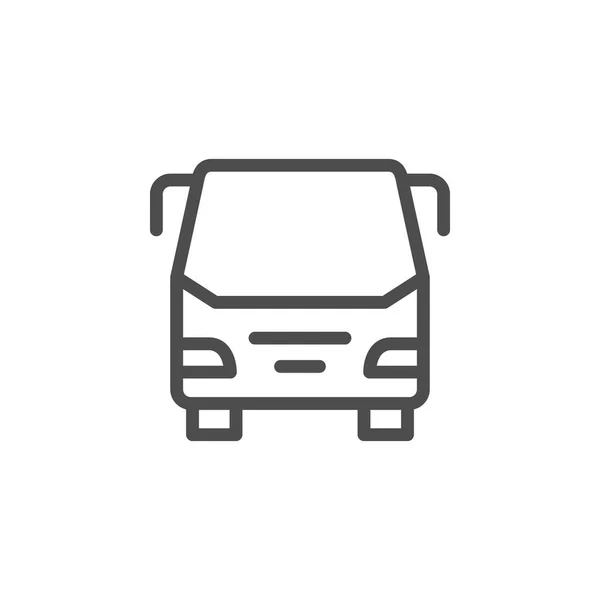 Otobüs satırı simgesi — Stok Vektör
