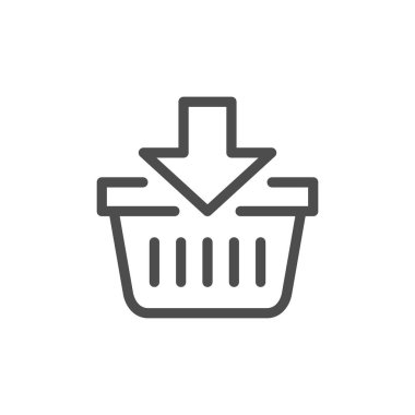 Sepet çizgisi simgesine ekle