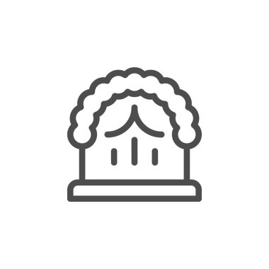 Düğün kemer satırı simgesi