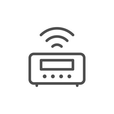 Dijital alarm satırı simgesi