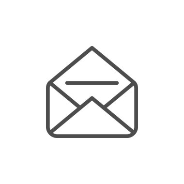 Açık zarf satırı simgesi