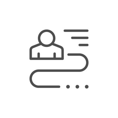 Kişi bağlantısı satırı simgesi