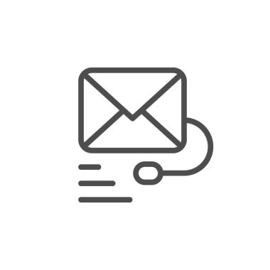 Posta desteği satırı simgesi