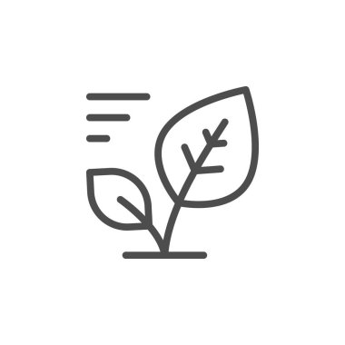 Ekoloji çizgi simgesi