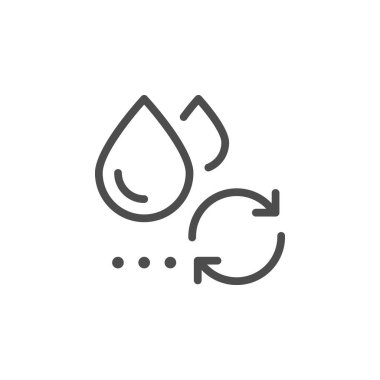 Su yeniden satırı simgesi