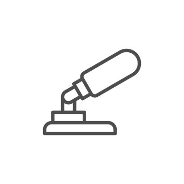 Tablo mikrofon hattı simgesi