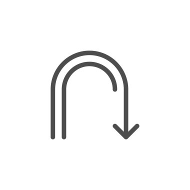 Geri ok satırı simgesi