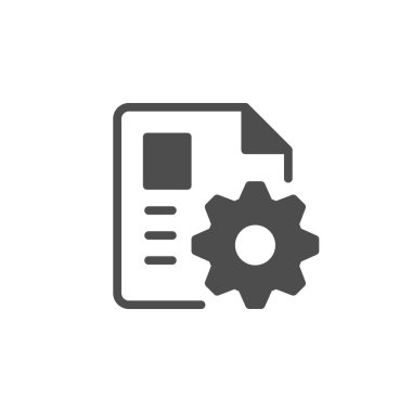 Belge veya dosya ayarları simgesi simgesi