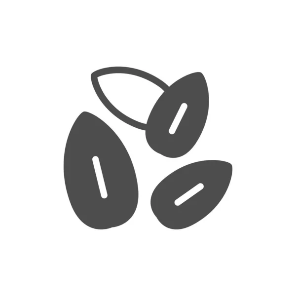 Zonnebloempitten glyph modern icoon — Stockvector