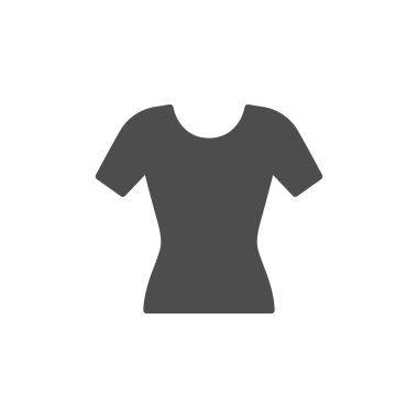 Kadın tişörtü sembolü modern simge
