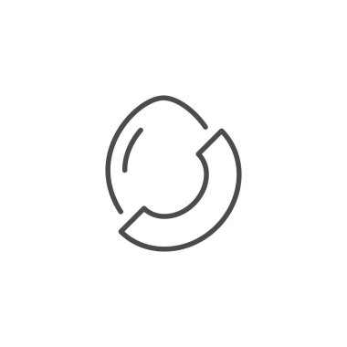 Kavun çizgisi ana hatları ikon meyve kavramı