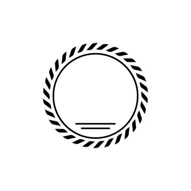 Laurel çelenk simgesi ve halka işaretinde bırakır