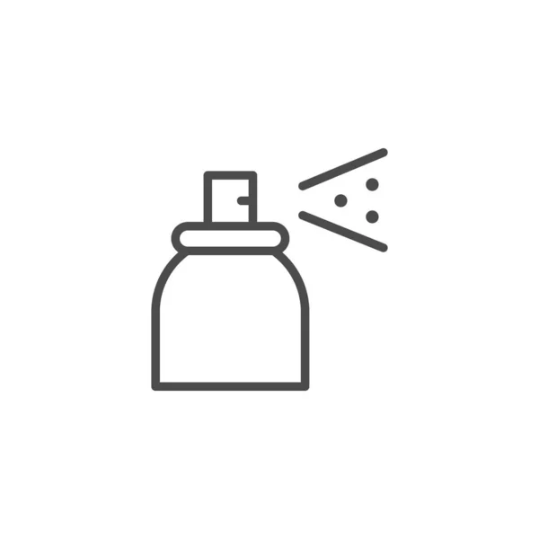 Spray can line outline icon — Stock Vector