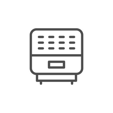 Hava arındırıcı satır ana hatları simgesi