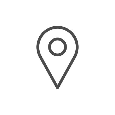 Konum iğnesi ana hat simgesi