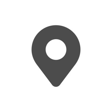 Konum pin simgesi ve GPS sembolü