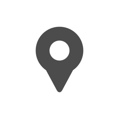 Konum pin simgesi ve GPS sembolü